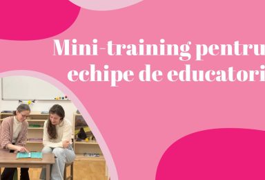 Mini-training pentru echipe de educatori